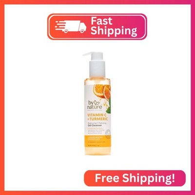 By Nature Vitamin C + Turmeric Gel Cleanser with Hyaluronic Acid   + Hydrating F