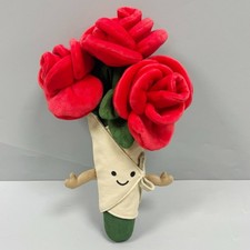 Jellycat Amuseables Rose Bouquet Plush Toy 11 Inch Cute Gift Idea