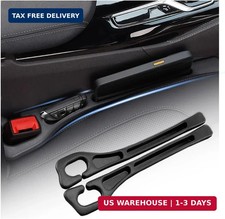 2PCS Car Seat Gap Filler Organizer with Storage Slots,Upgraded Car Gap Filler fo