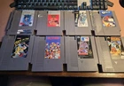 VINTAGE Nintendo NES LOT of 8 Game Cartridges - Dr. Mario, Castlevania II Etc