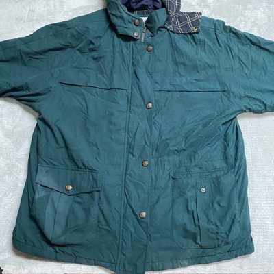 Jacque & KoKo Jacket Women 22/24 Teal Hooded Flap Pocket Full Zip Winter Outdoor