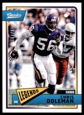 2018 Classics Red Back #148 Chris Doleman /299 - FB
