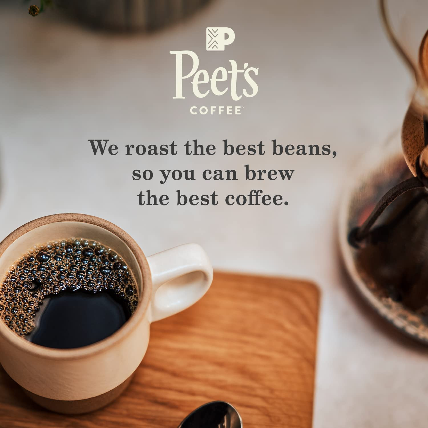 Peet's Coffee Medium Roast Ground Coffee, Breakfast Blend 28 oz Fresh Bag
