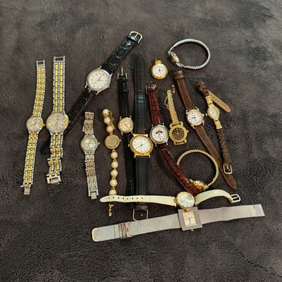 Vintage Women s Lot Of Watched Geneva Collezio Vienna Unitron  As Is Needs Work