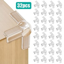 32PCS T-Shaped Silicone Corner Guards Furniture Edge Protectors for Home Safety