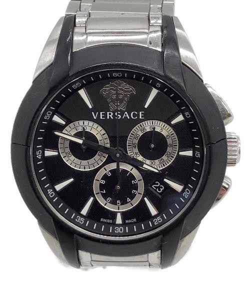 Versace Quartz Men's Silver Watch 3.3cm Case Used