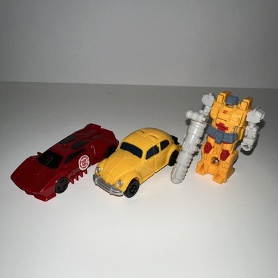 Transformers Sideswipe 2015 RID Red, Bumblebee Energon Igniters, Landmine Decoy