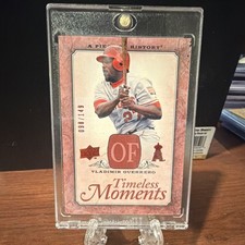 Upper Deck A Piece of History Timeless Moments Vladimir Guerrero TM-24 Red /149