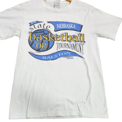 Vintage 2008 Nebraska Boys State Basketball Tournament Ralston T Shirt Small