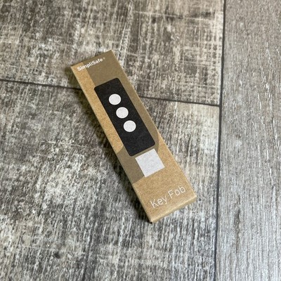 SimpliSafe Key Fob Remote 3-Button Black Arm Home Away Alarm Security System