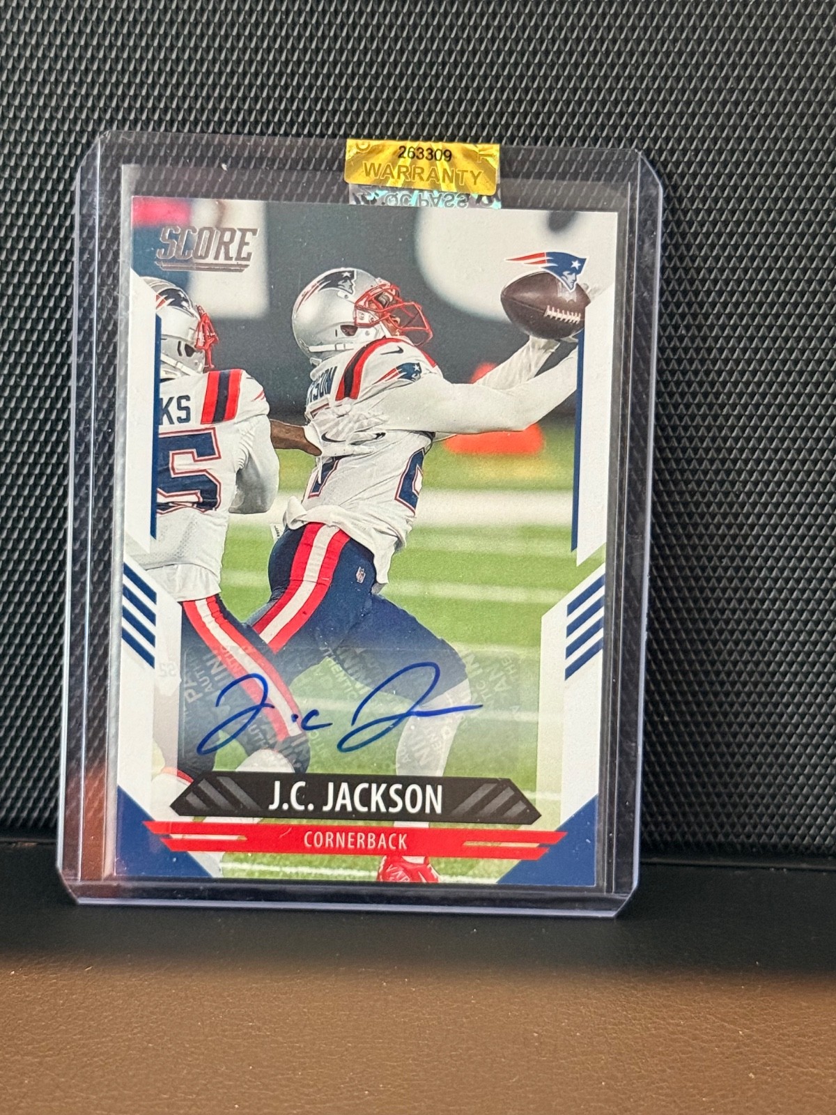 2021 Score - J.C. Jackson #289 Signatures (AU, RC)