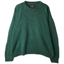 Vintage 80'S-90'S Eddie Bauer cotton knit sweater with black tag men's size XL