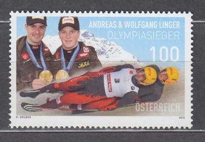 Austria Correo 2010 Yvert 2723 ** Mnh Deportes - Olimpiada de Invierno Vancouver
