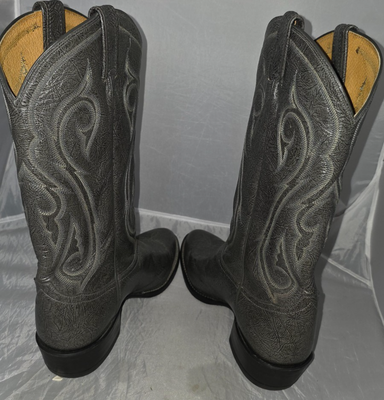 Vintage Tony Lama 8954 Kangaroo Gray Cowboy Boots Mens US  display picture 1