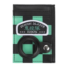 Bioworld Demon Slayer Corps Men's Black & Green Tracker Pouch Wallet