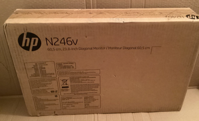 HP N246v 23.8 inch Widescreen IPS LCD Monitor for sale online | eBay