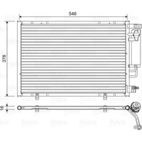 Valeo 822613 Kondensator Klimaanlage FüR Ford Fiesta CB1 CCN