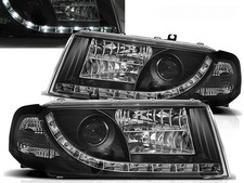faros para ŠKODA OCTAVIA I 2000 2001 2002 2003 2004 luz diurna negro LHD