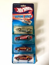 Hot Wheels Mixed Lot Of 4 80-90 s Vintage Diecasts 1:64 NEW In Blister