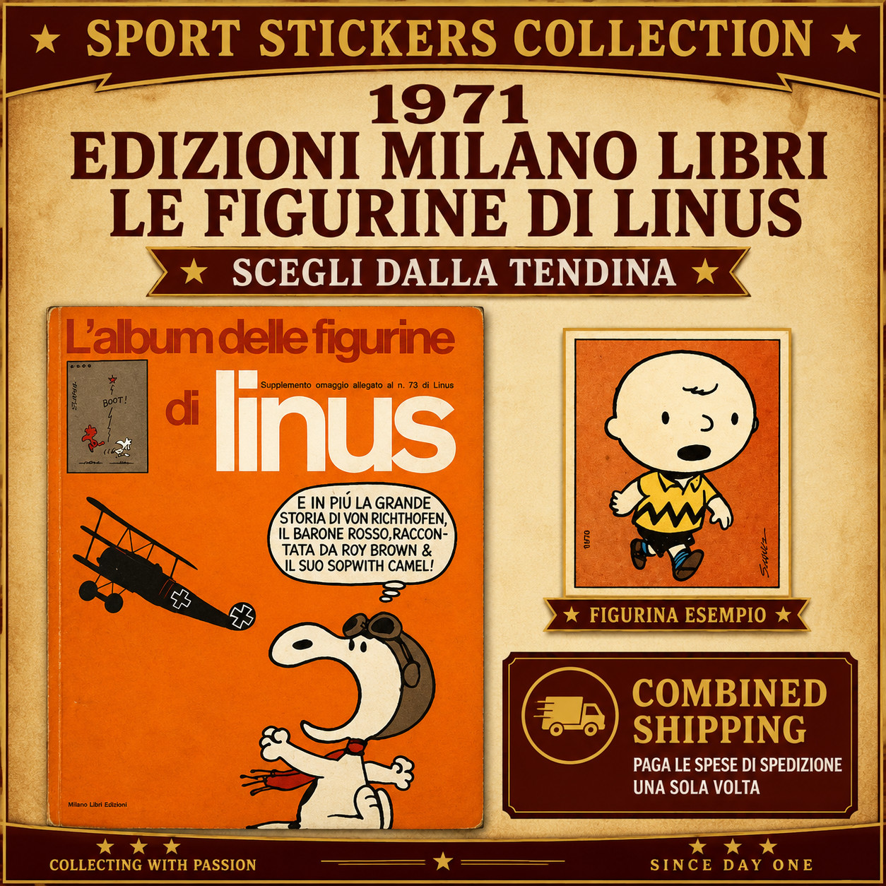 Le Figurine di Linus 1971 - Edizioni Libri Milano