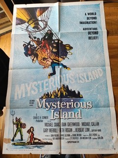 Poster film Isola Misteriosa 27x40