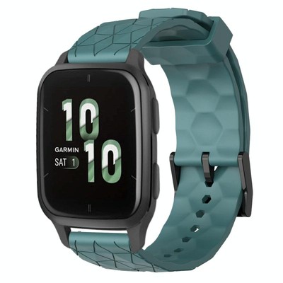 KeHowy 20mm Nylon Cinturino per Garmin Vivoactive 5/6/Forerunner 165/165 Music/245/645 music/570 42mm, Sport Intrecciato Ricambio Cinturini per Garmin Venu Sq 2/Venu 2 Plus/Approach S50/S44/S42 - Blu