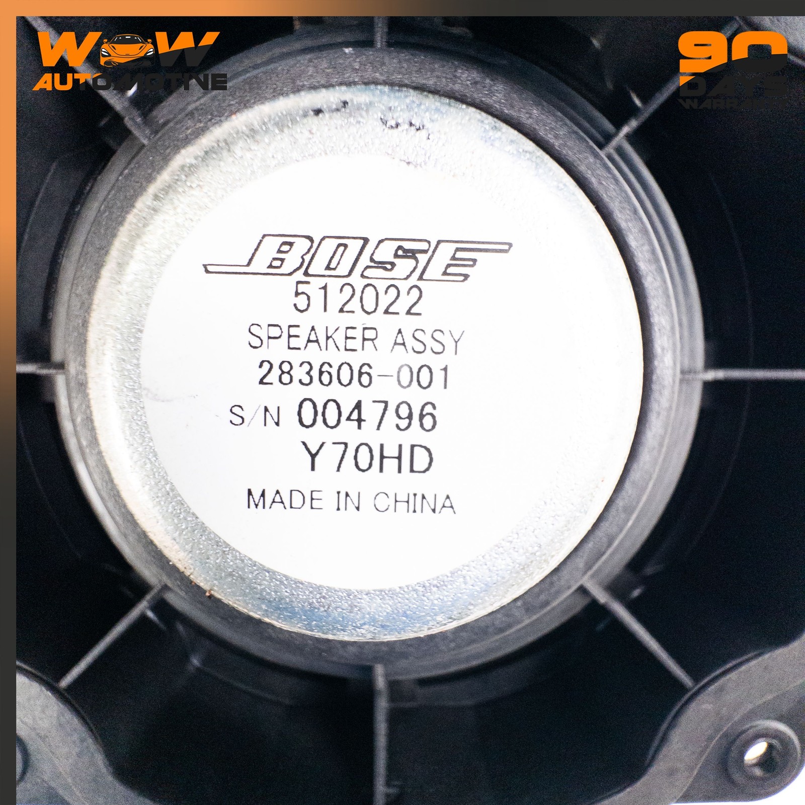 08-19 MASERATI GRANTURISMO LEFT RIGHT DOOR SOUND SPEAKER ASSEMBLY 512022 OEM