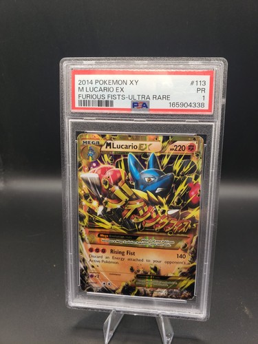 M Lucario-EX graded PSA 1 for sale on eBay