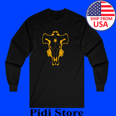 Black Clover Black Bull Men's Black Size S to 2XL