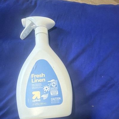 up&up Fresh Linen Odor Eliminator Fabric Refresher Spray, 27 fl oz Safer Choice