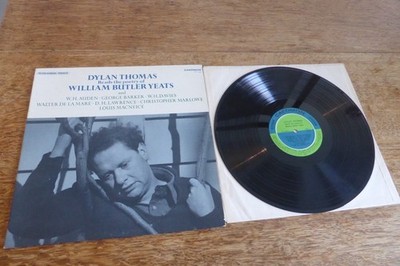 Dylan Thomas Reads the Poetry of W.B. Yeats Auden US 1963 1st Caedmon TC 1353 LP
