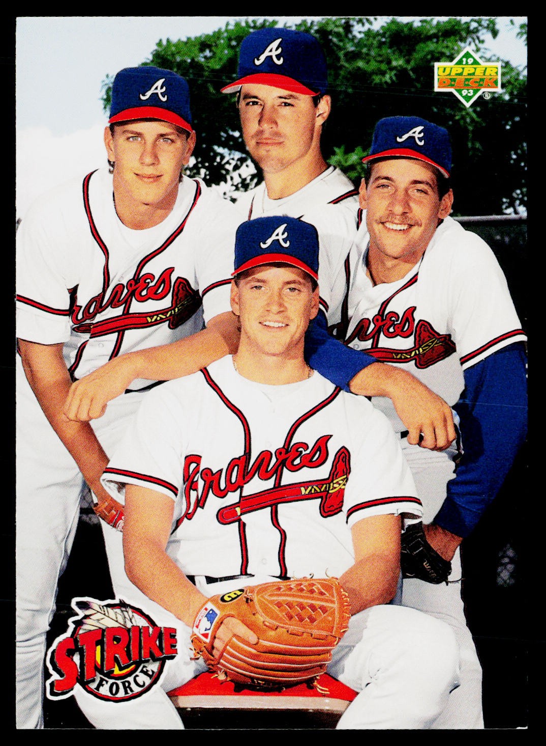 1993 Upper Deck #472 (Greg Maddux / Steve Avery / John Smoltz / Tom Glavine
