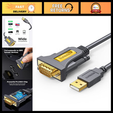UGREEN 6ft USB to Serial Adapter, Serial to USB Adapter DB9 Male 9 Pin with PL23