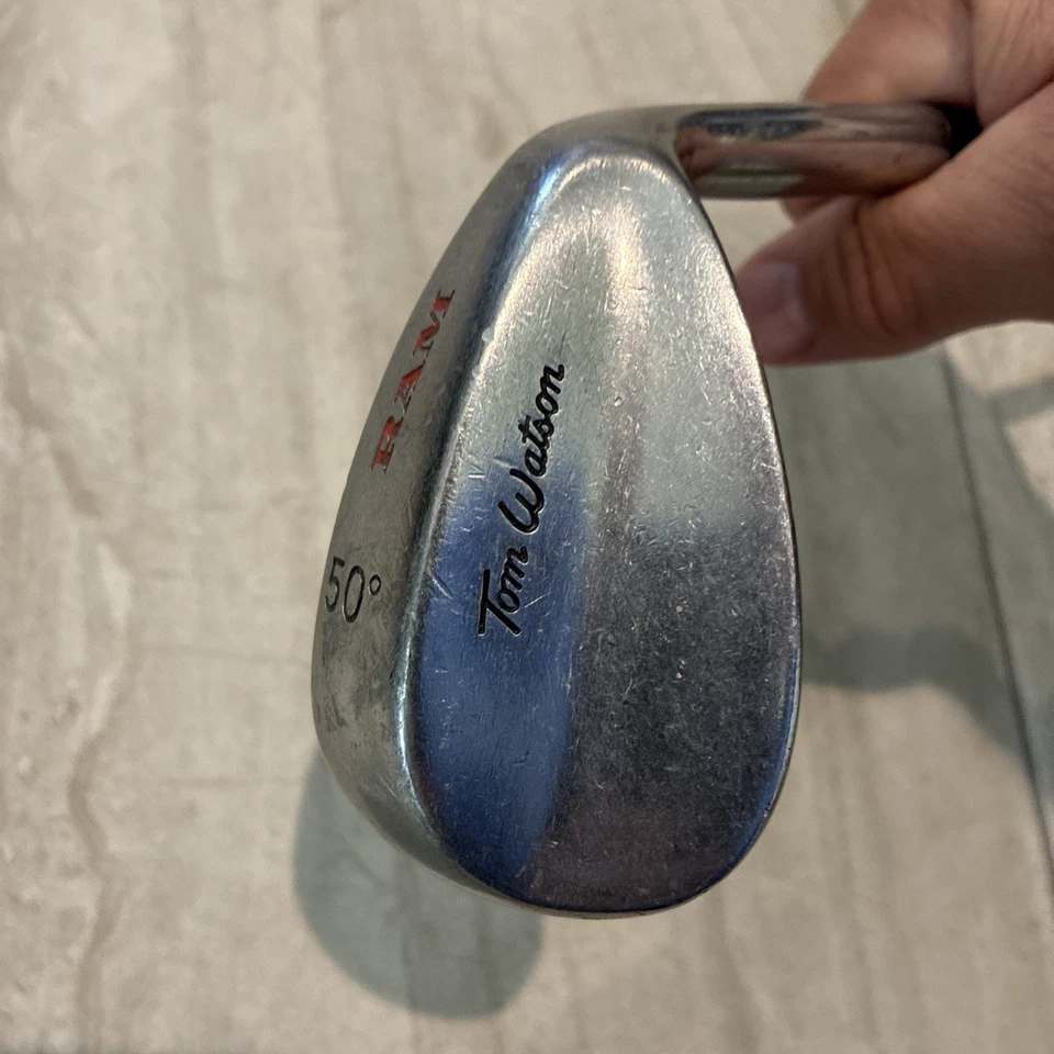 Ram Tom Watson 50° Gap Wedge / Steel Shaft / Right-Handed Gold D Used Condition - Image 2 of 4