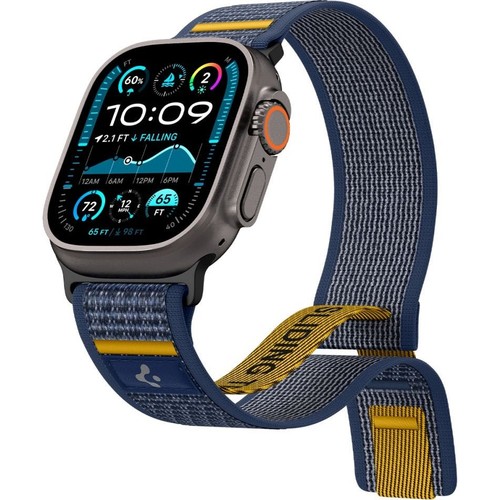 Armband für Smart Watch 49/46/45/44 mm Spigen Uhrarmbänd Uhrbänd Bänd Dunkelblau