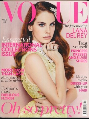 British Vogue March 2012  Oh so PRETTY.  Pop's seductress  Lana Del Rey