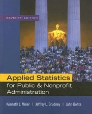 Applied Statistics for Public and Nonprofit Administration - Paperback - GOOD
