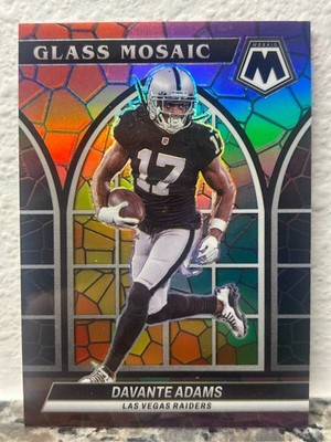 2022 Panini Mosaic Davante Adams STAINED GLASS MOSAIC CASE HIT SSP #GM-19