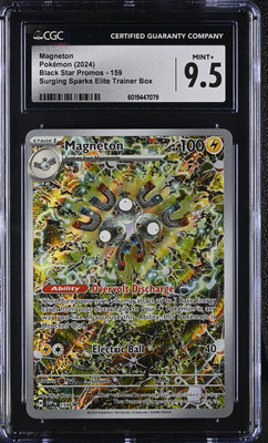 Pokémon Magneton #159 English CGC 9.5 2024 Pokémon Black Star