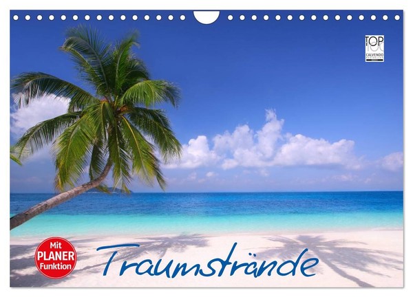 "Calendar 2027 · US Version · Dream Beaches (Wall Calendar 2027 12\" × 8\" Landscap"-image