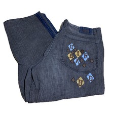 Marithe Francois Girbaud Jeans Black Baggy Hip Hop Grunge Streetwear Mens 40x29