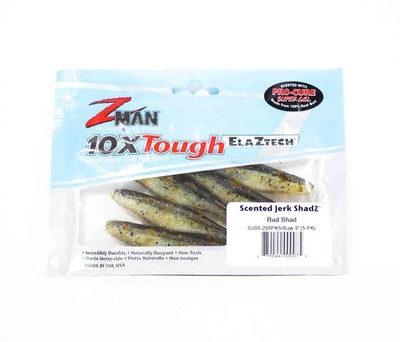 Zman Soft K�der Jerk ShadZ 5 Zoll 5/Pack Bad Shad (0075)