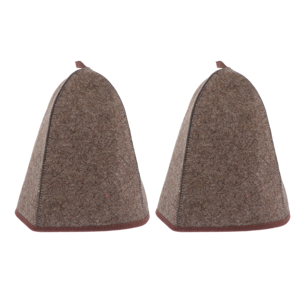 APL Cappello sauna 2 pezzi lana cappuccio feltro