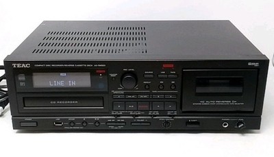 【美品】TEAC AD-RW900 CDカセットレコーダー TEAC AD-RW900 CD Recorder With Cassette Deck and USB Port - Black