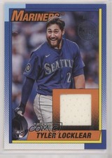2025 Topps Series 2 1990 Topps Baseball Relics Tyler Locklear #90R2-TL 0rd2