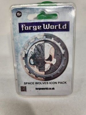Warhammer 40k Space Wolves forgeworld icon packs x3 per pack oop