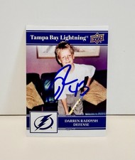 Darren Raddysh 2025-26 TAMPA BAY LIGHTNING TEAM PACK Upper Deck Card Signed