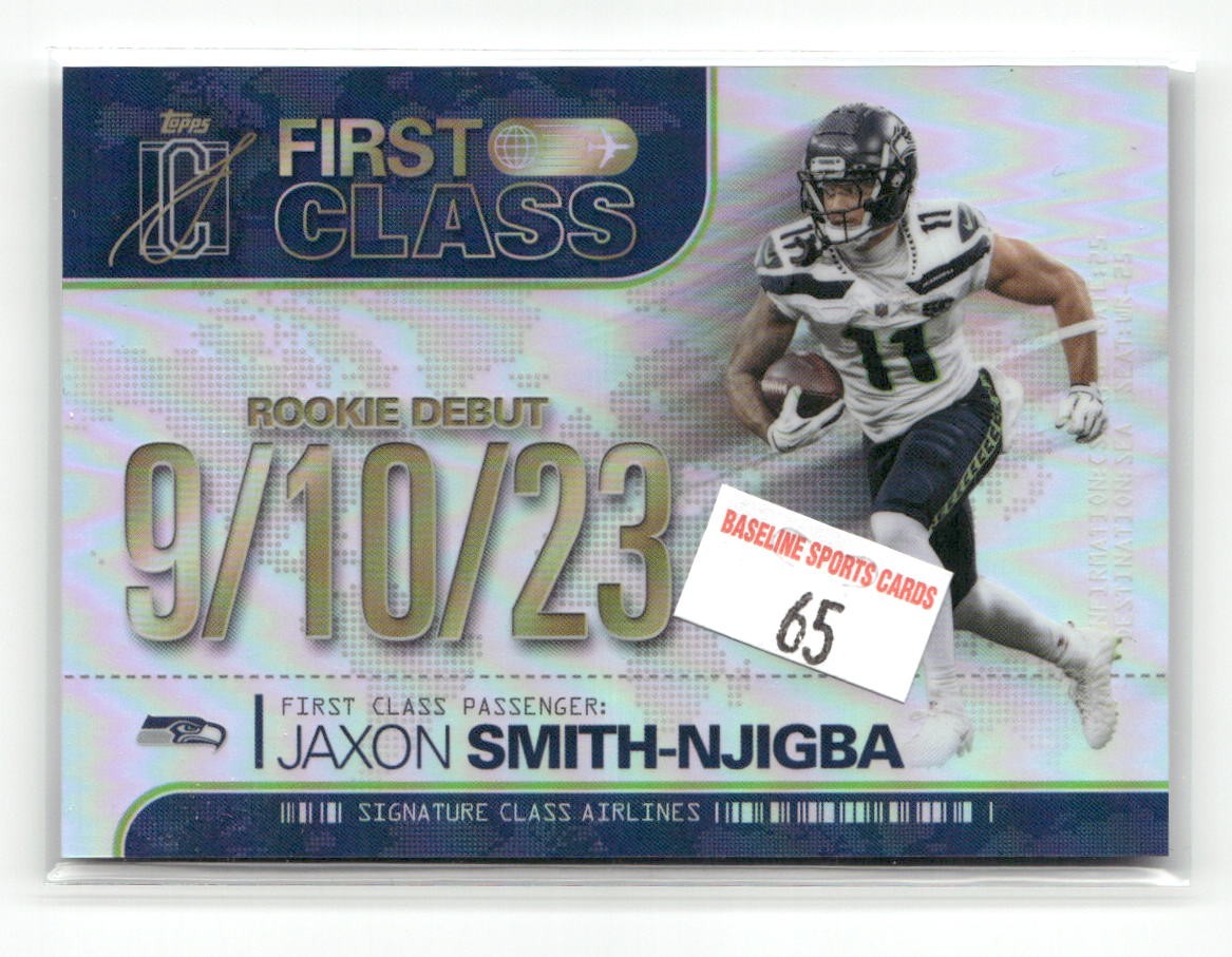 2025 Topps Signature Class #FC-14 Jaxon Smith-Njigba First Class