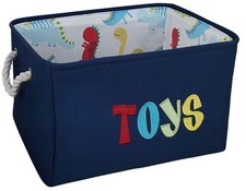 Rectangular Storage Basket Collapsible Organizer Bin Waterproof Toy Box For Orga