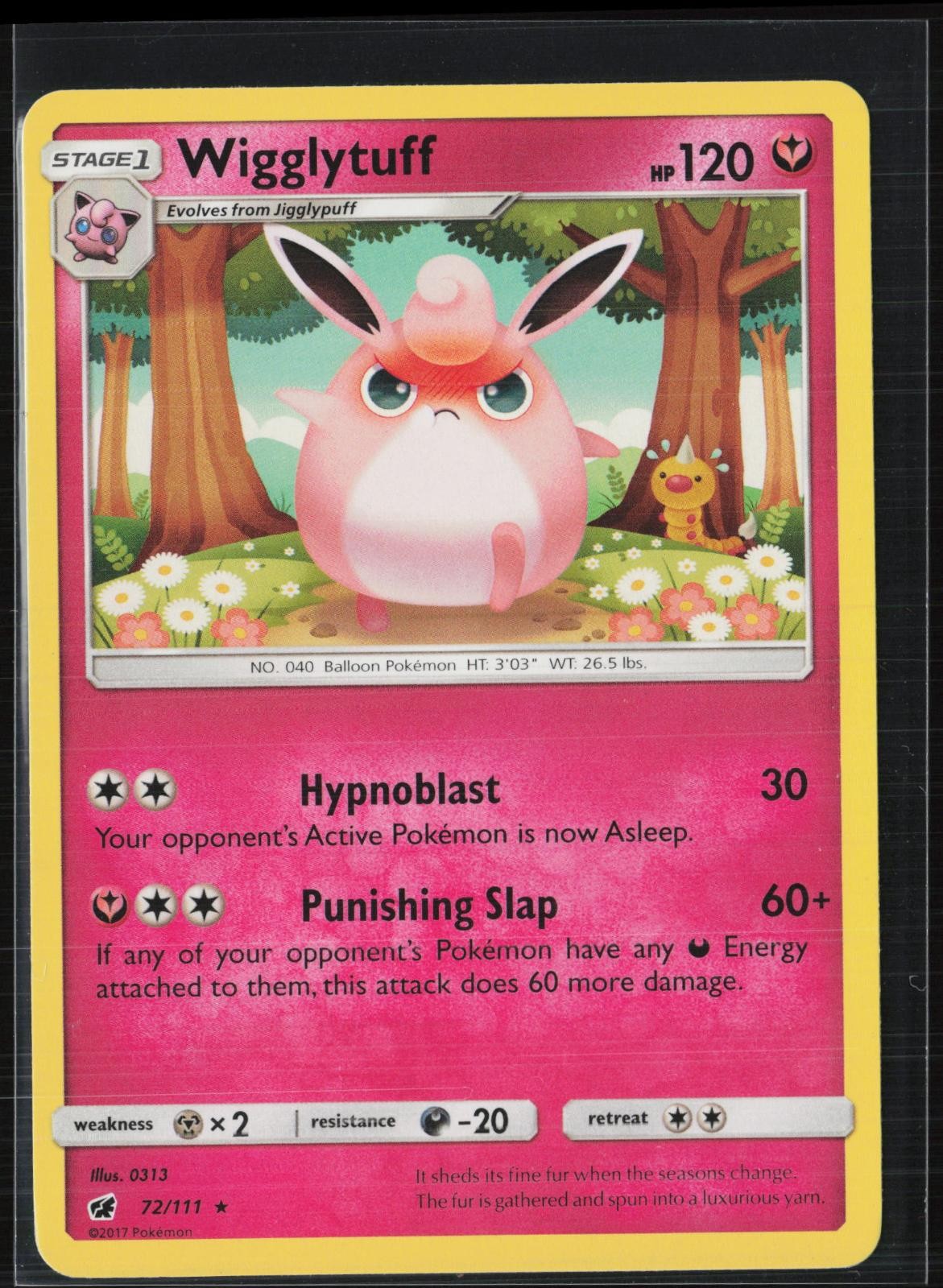 Wigglytuff 72/111 Rare Crimson Invasion Pokemon Near Mint
